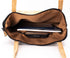Charcoal & Tan Cork Tote